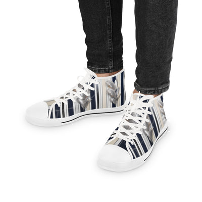 Men's High-Top Sneakers, Vivid Creations Designer Shoes