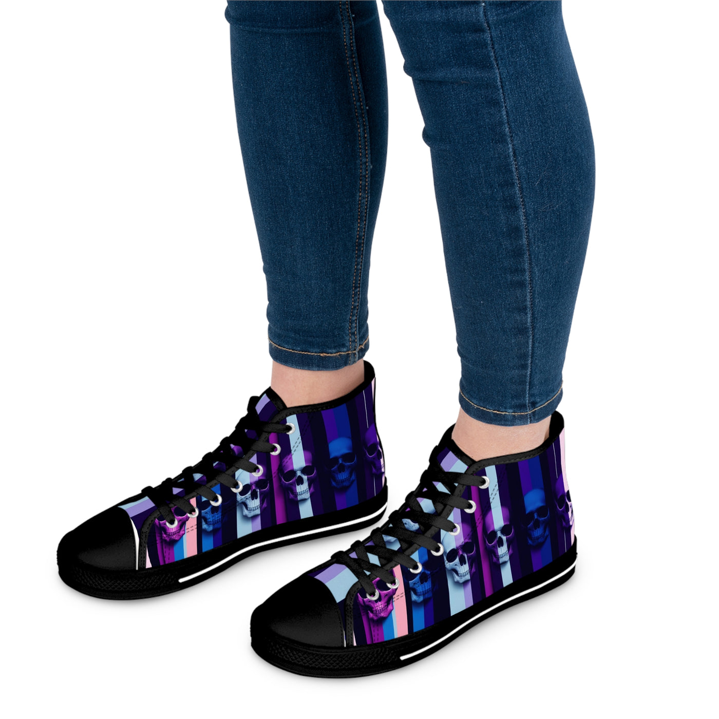 Women's High-Top Sneakers, Vivid Creations Designer Shoes