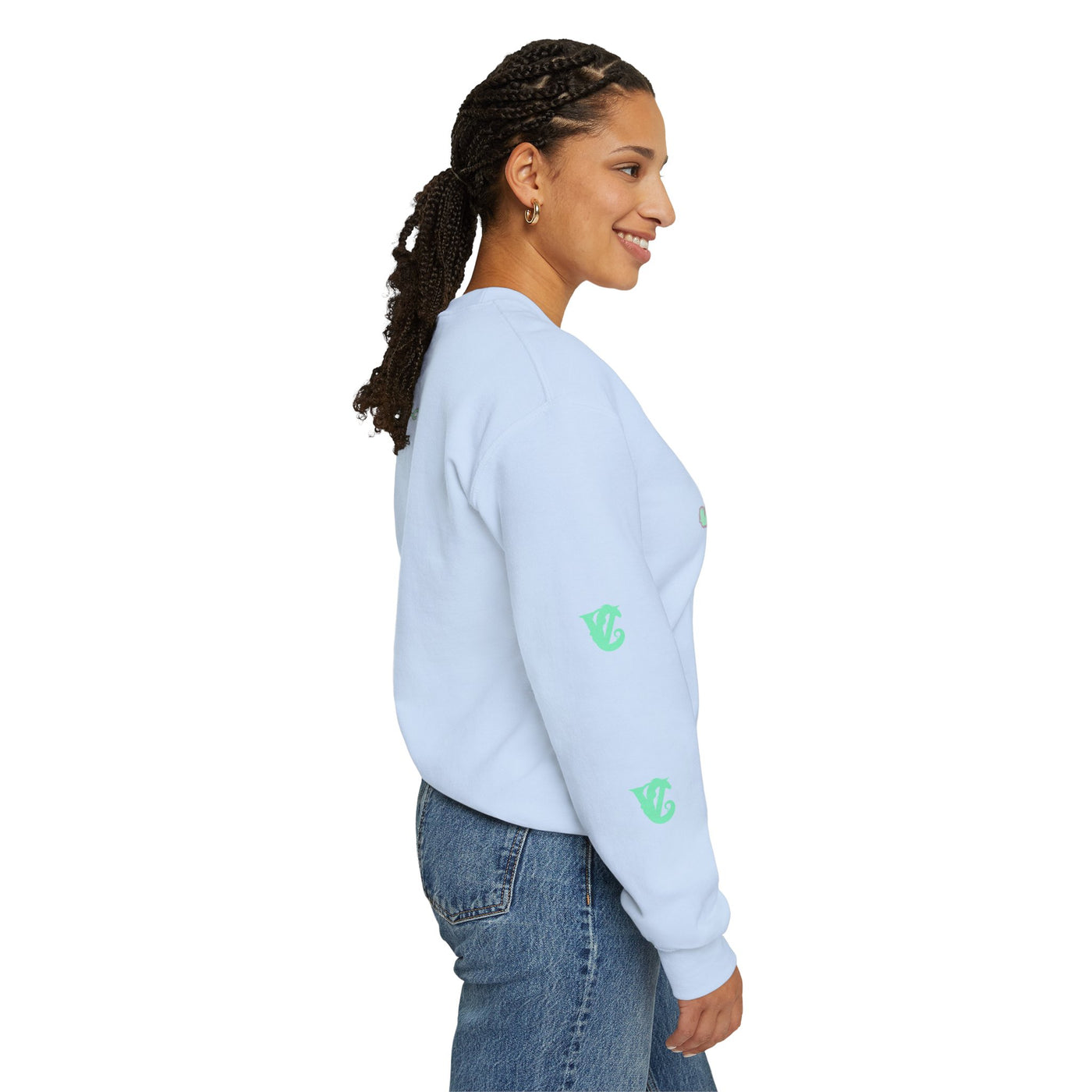 Just Dope Crewneck Sweatshirt, Vivid Creations Pull-Over Sweatshirt