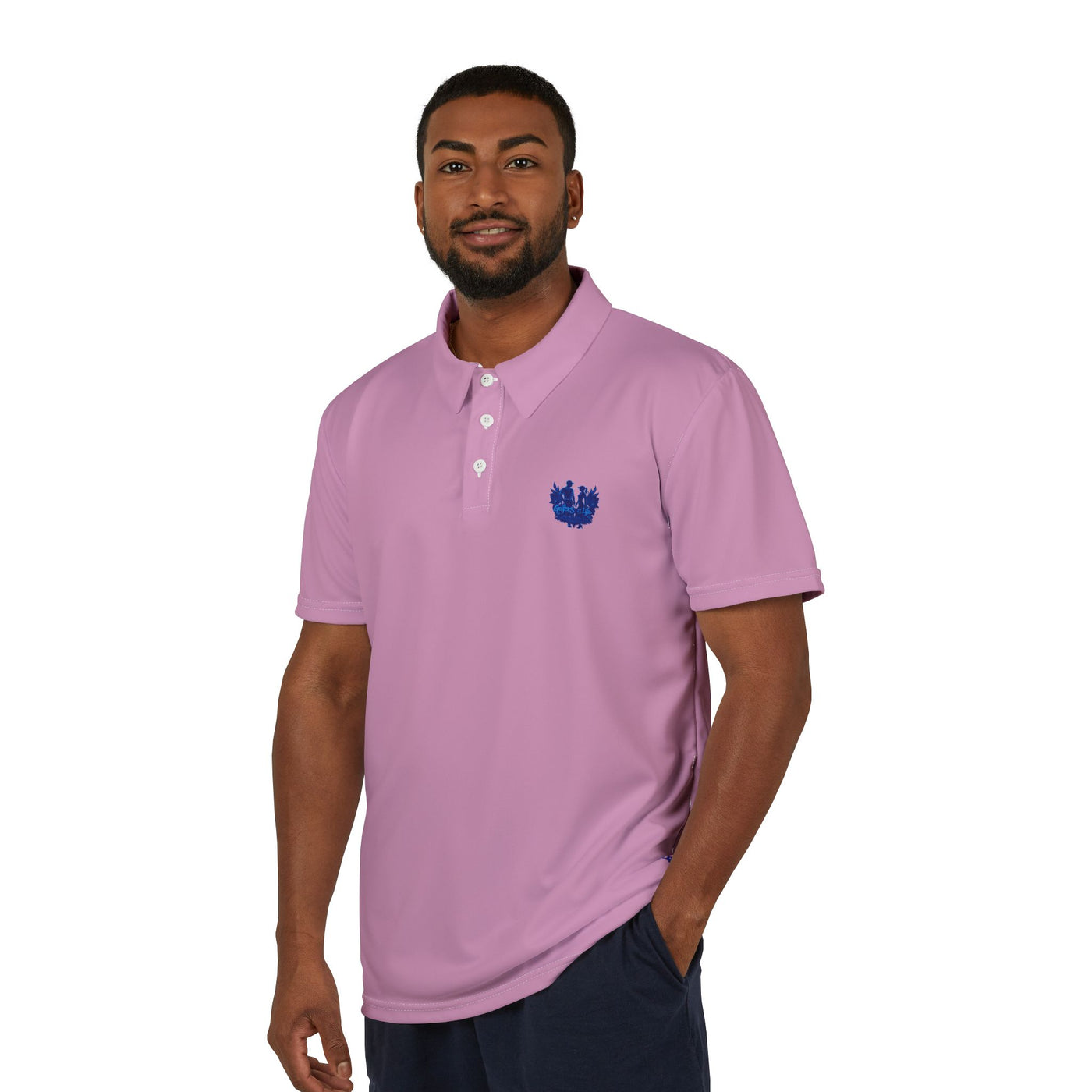 Golfer 4 Life - I Love Golf - Polo Shirt, Vivid Creations Designer Golf Shirt