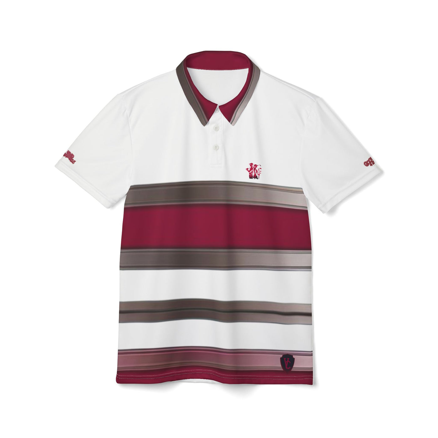 Stylish Unisex Polo Golf Shirt with Stripes – Perfect for Casual Outings and Golfing