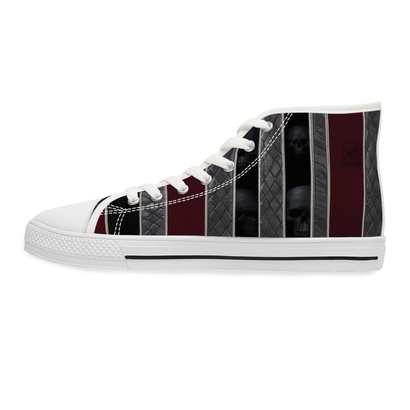 Women's High-Top Sneakers, Vivid Creations Designer Chuck's