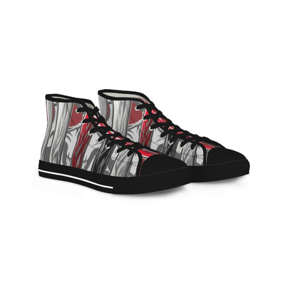 Men's High-Top Sneakers, Vivid Creations Designer Chuck's - Skull Design