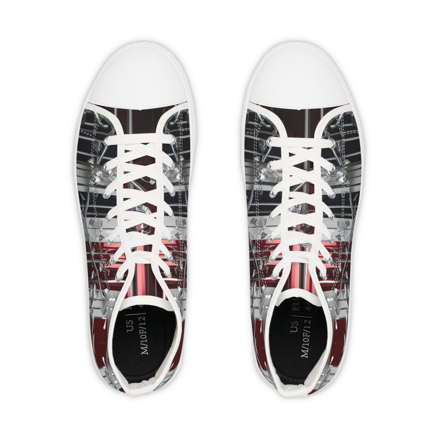 Men's High-Top Sneakers, Vivid Creations Designer Shoes