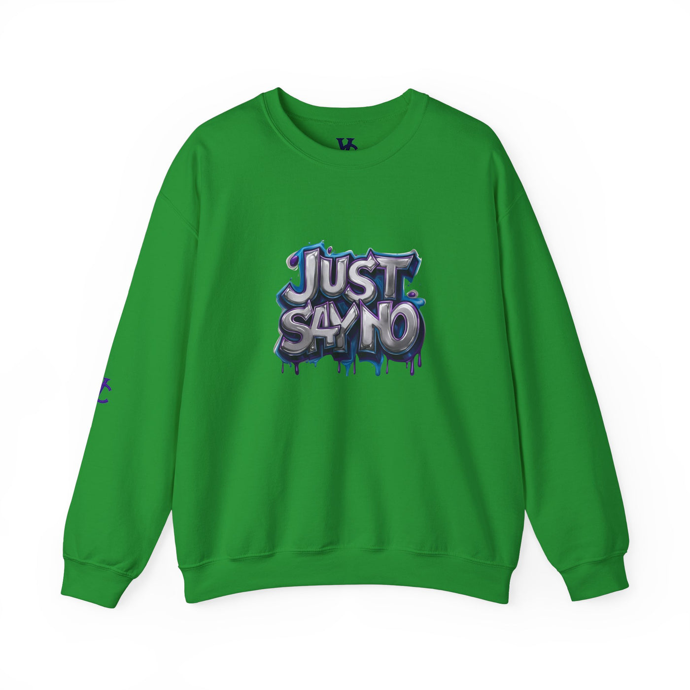 Lightweight Graphic Sweatshirt, Vivid Creations Just Say No Sweatshirt