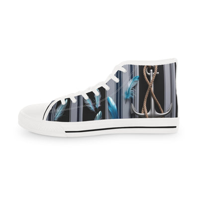 Men's High-Top Sneakers, Vivid Creations Designer Shoes