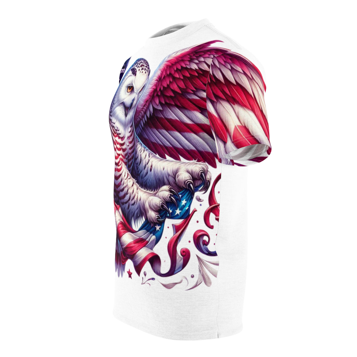 American Flag W/ Owl T-shirt