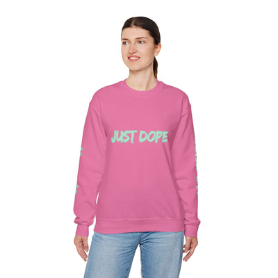 Just Dope Crewneck Sweatshirt, Vivid Creations Pull-Over Sweatshirt