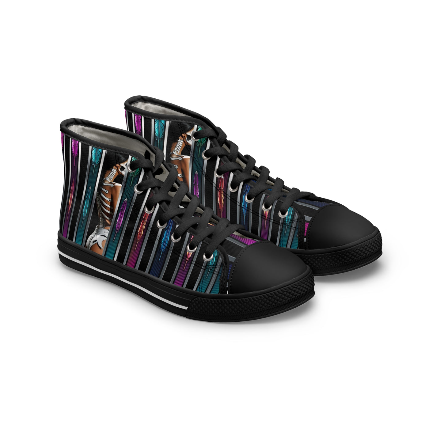 Women's High-Top Sneakers, Vivid Creations Designer Shoes