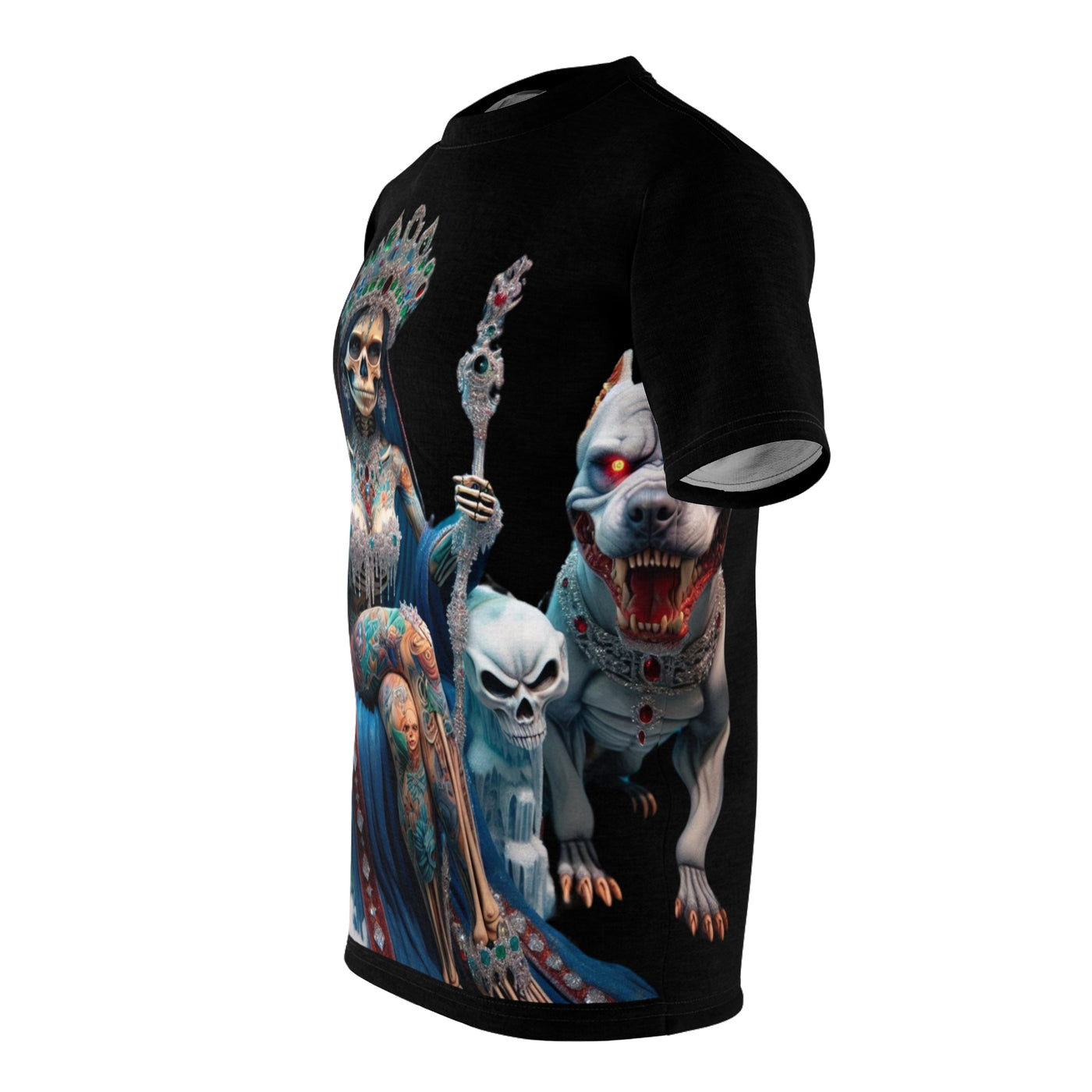 Skeleton Ice Queen W/ Pitt-Bulls T-shirt