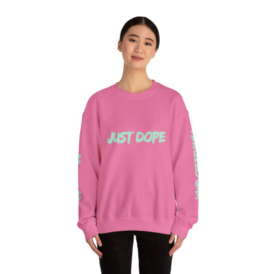 Just Dope Crewneck Sweatshirt, Vivid Creations Pull-Over Sweatshirt