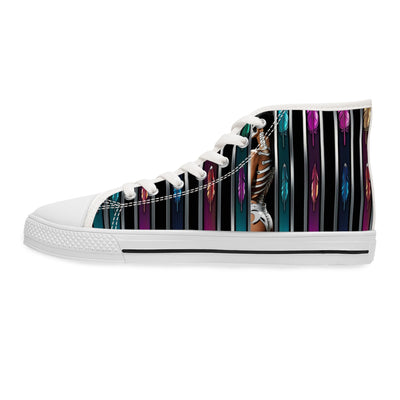 Women's High-Top Sneakers, Vivid Creations Designer Shoes