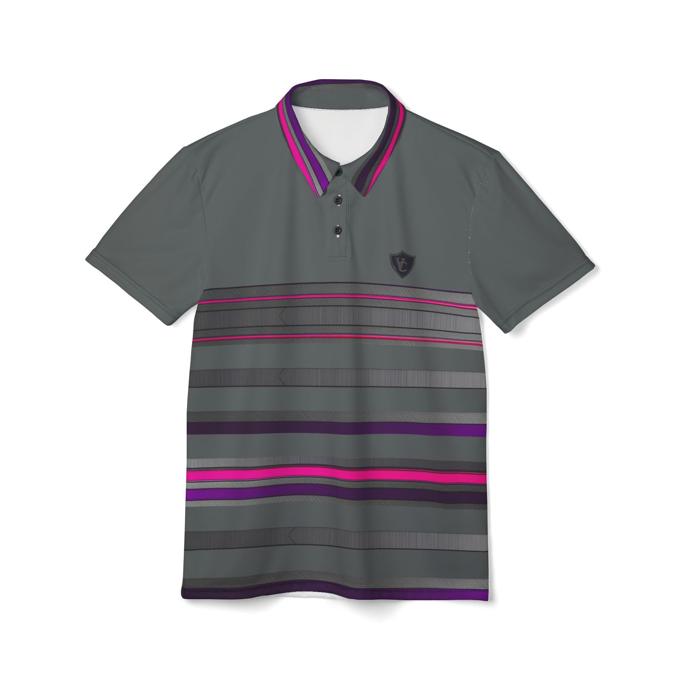 Stylish Striped Unisex Polo Shirt - Perfect for Casual Outings & Summer Parties