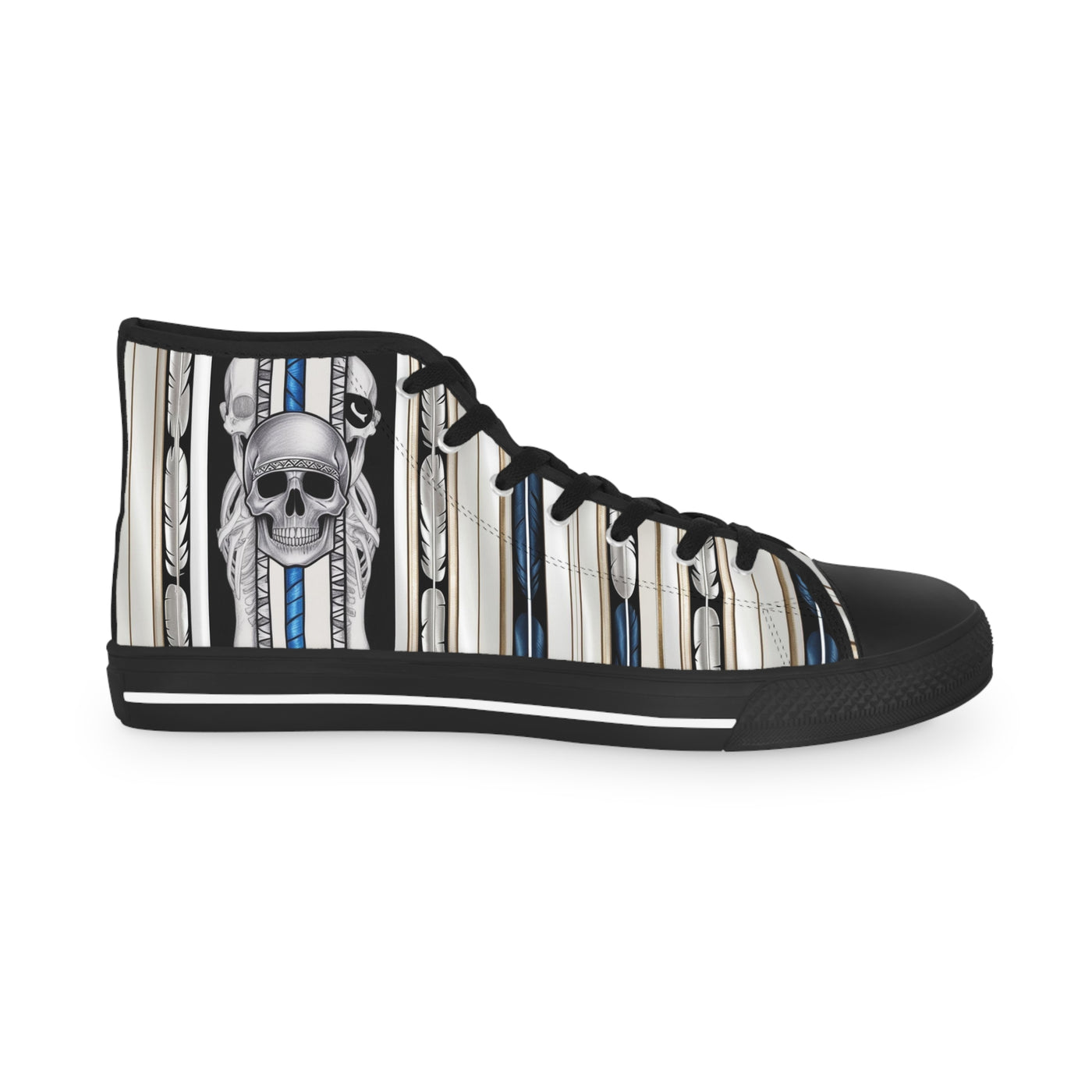 Men's High-Top Sneakers, Vivid Creations Designer Shoes