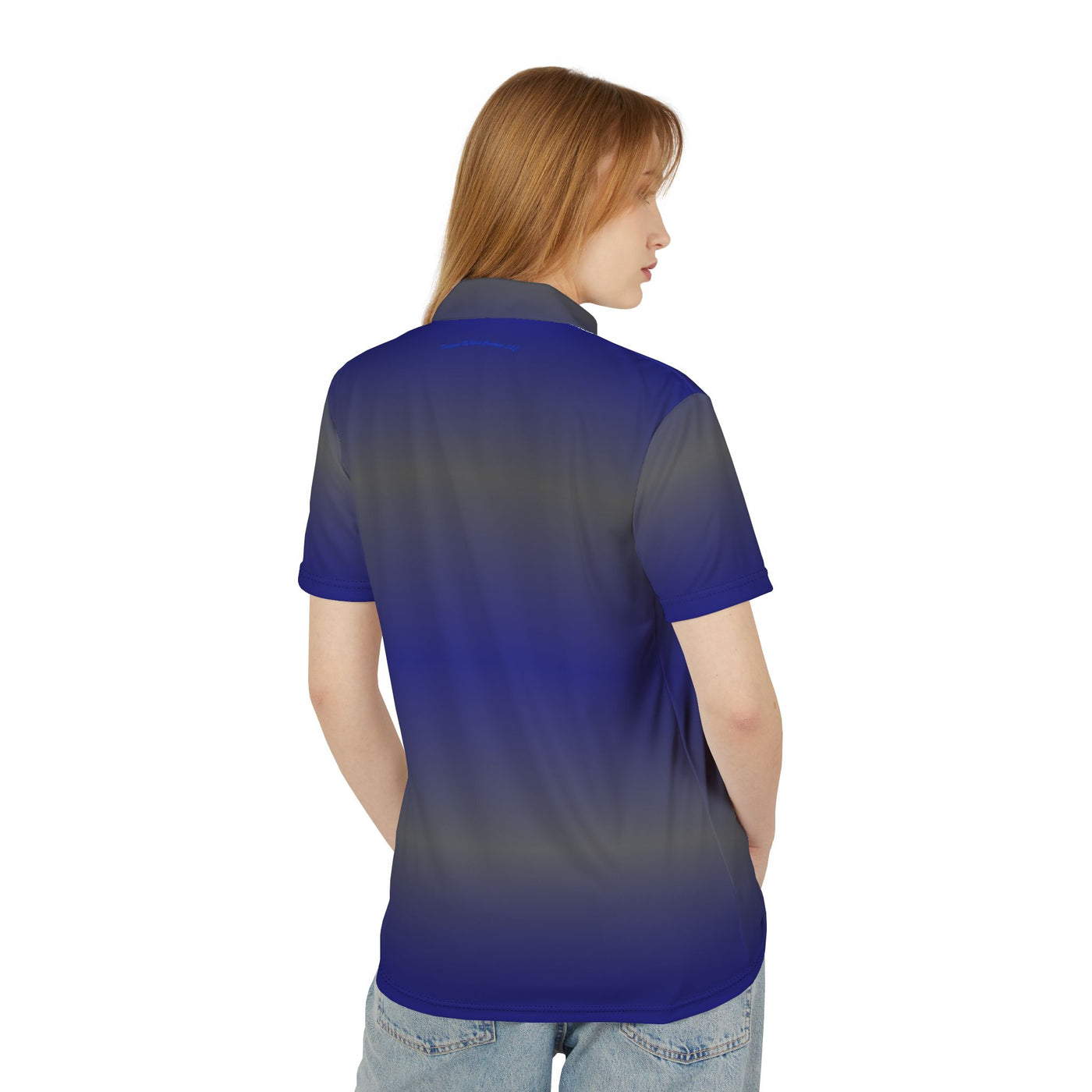 Stylish Gradient Golf Polo Shirt – Perfect for Great Golf Gift