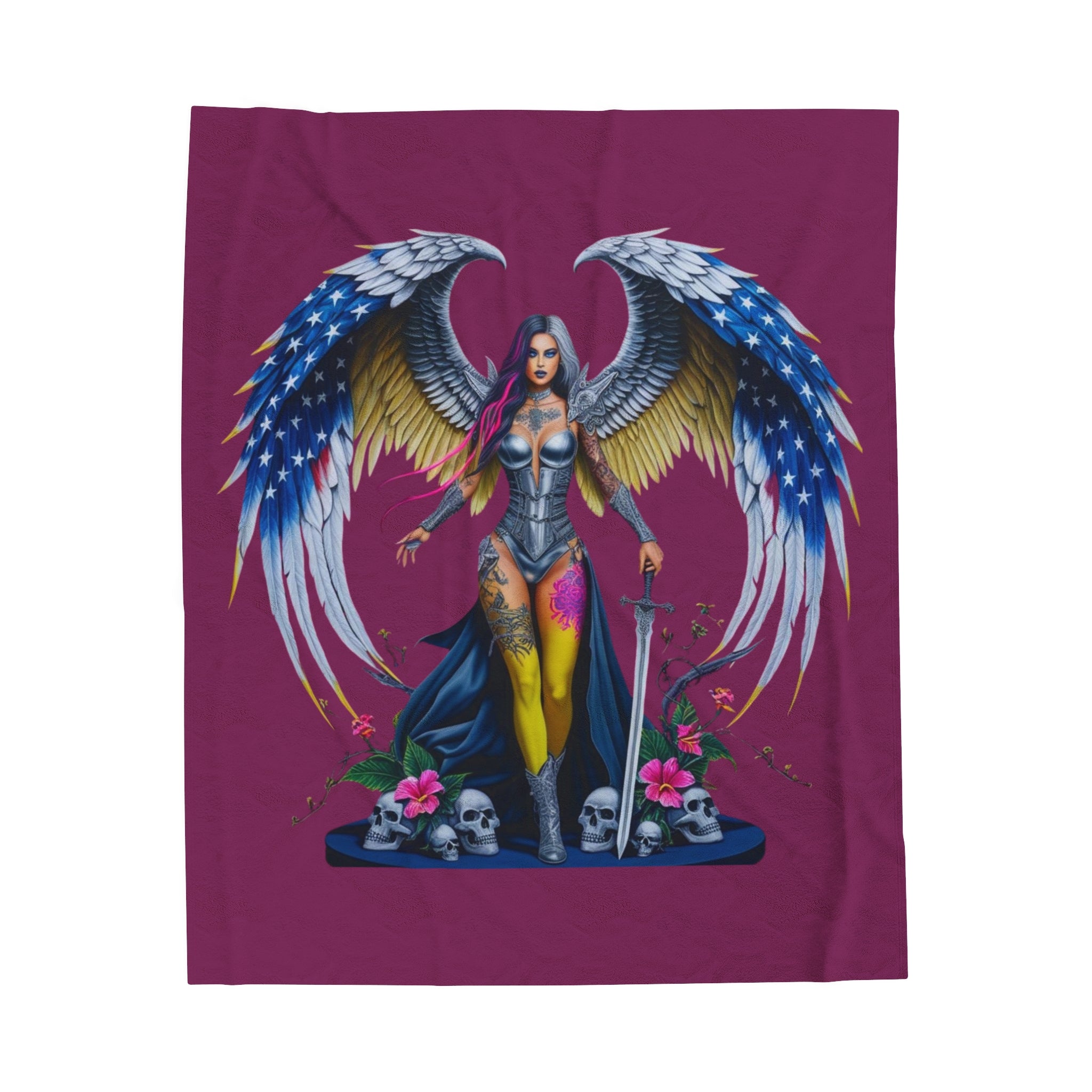 002, Velveteen Plush Vivid Angel Blanket, Vivid Creations Trow, Great gift