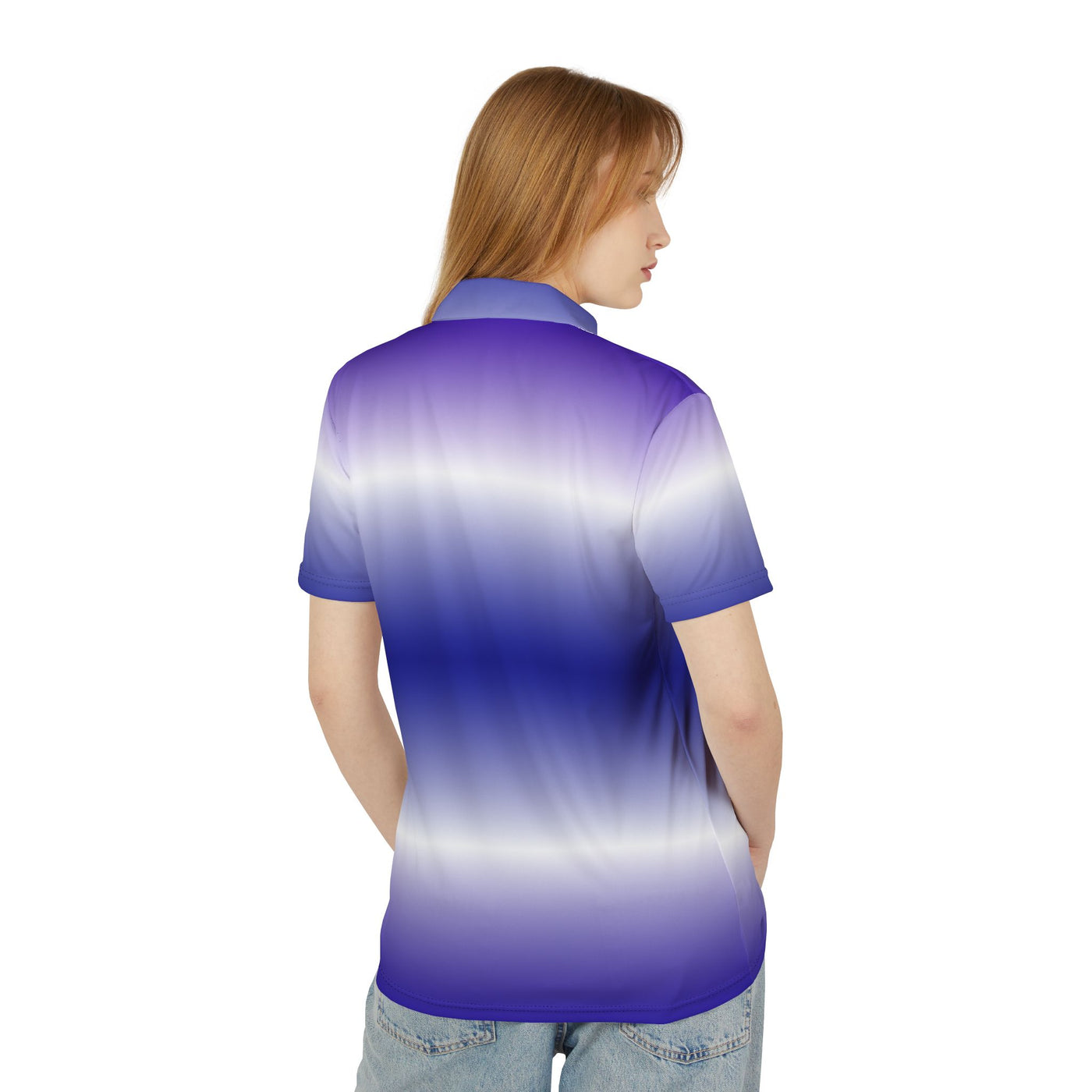 Vibrant Gradient Unisex Polo Shirt - Stylish and Comfortable for Everyday Wear