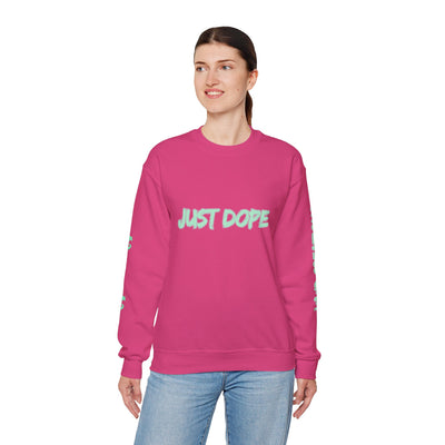 Just Dope Crewneck Sweatshirt, Vivid Creations Pull-Over Sweatshirt