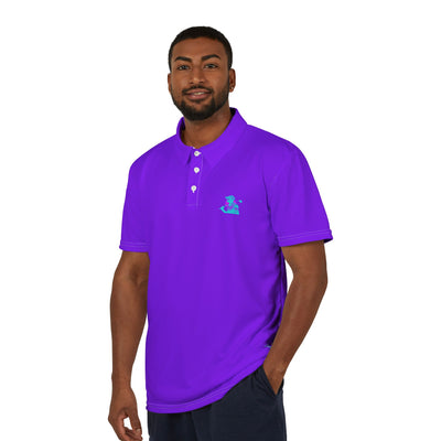 Golfer 4 Life - I Love Golf - Polo Shirt, Vivid Creations Designer Golf Shirt