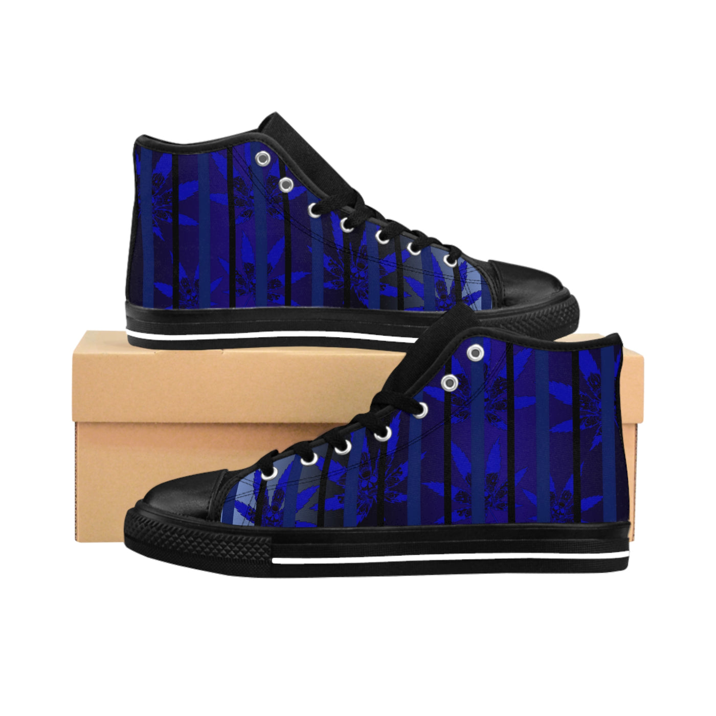 Men's Classic High-Top's Sneakers, Vivid Creations Designer High-top's