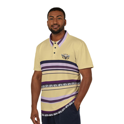 Striped Unisex Polo Shirt - Stylish Casual Wear for Any Occasion or Gift for Dad