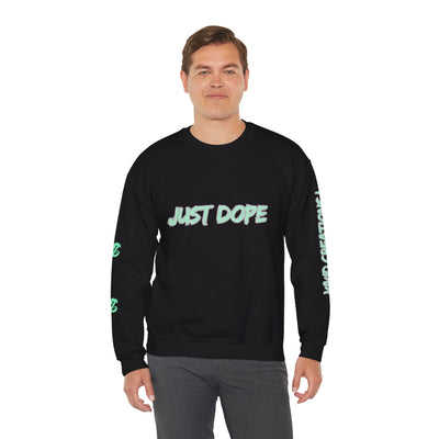 Just Dope Crewneck Sweatshirt, Vivid Creations Pull-Over Sweatshirt