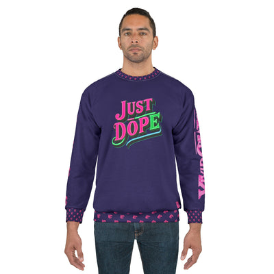 Just Dope Unisex Sweatshirt, Vivid Creations Graphic Sweatshirt, Best Sweatshirt for Men & Women