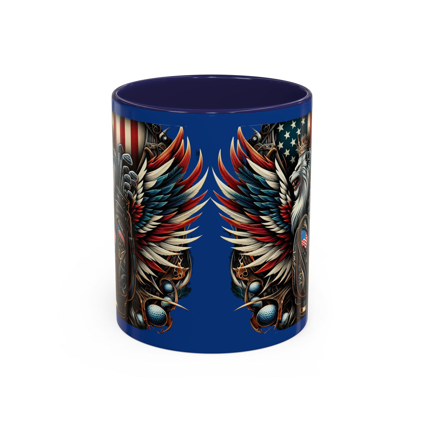 American Flag Coffee Mug (11oz), Great Golf Gift Coffee Cup