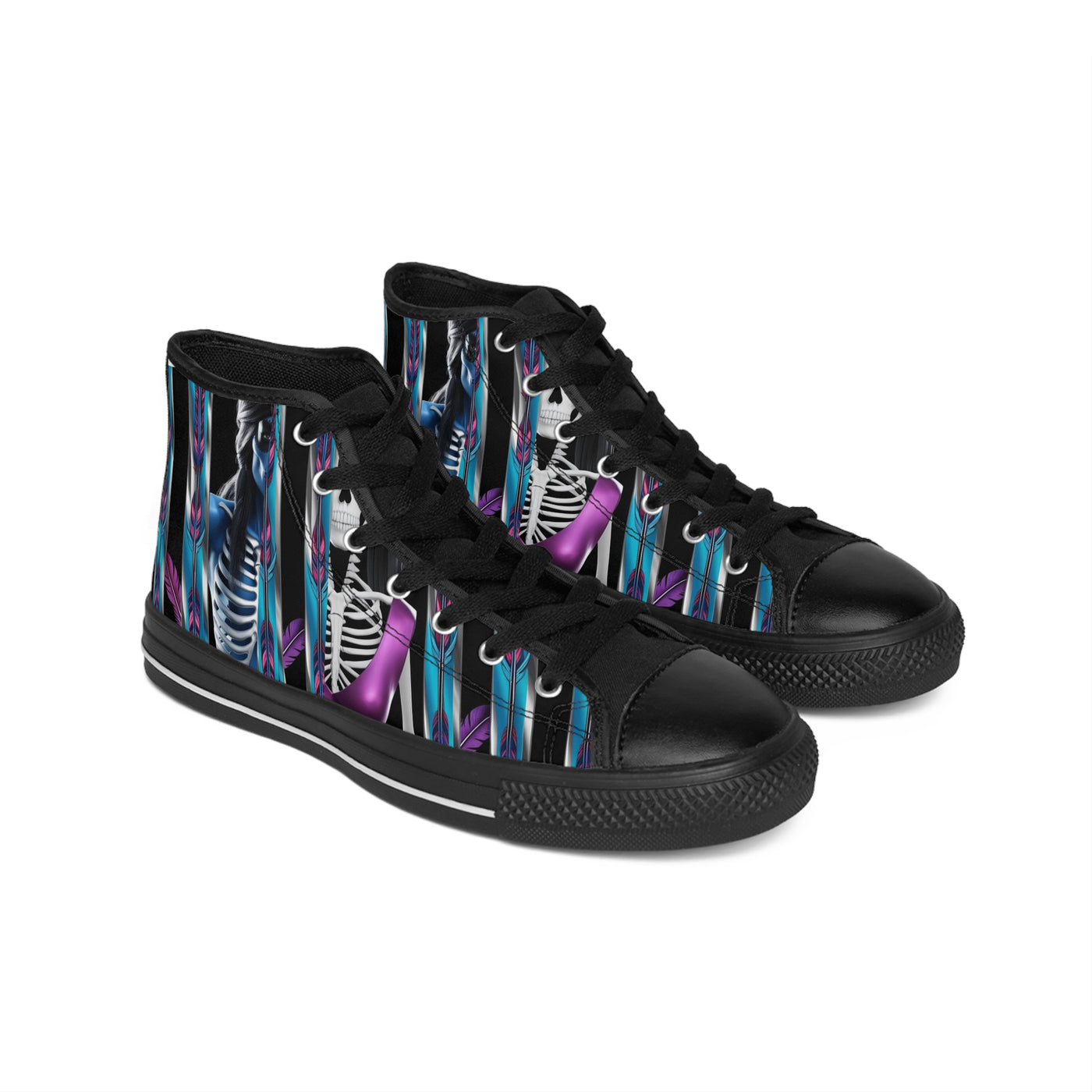 Women's Classic High-Top's Sneakers, Vivid Creations Designer High-top's