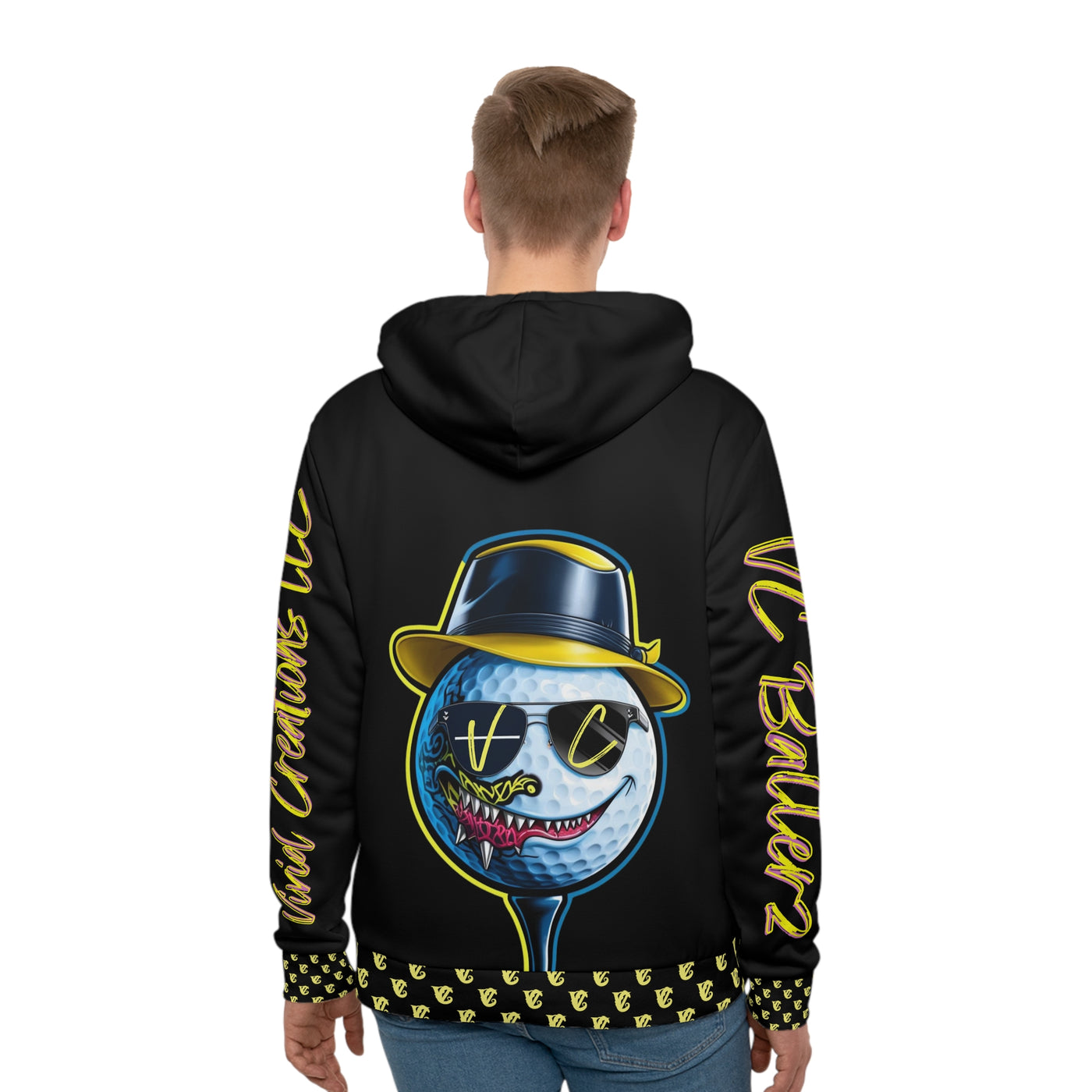 VC Ballerz 036 Hoodie, Vivid Creations Pull-Over Hooded Sweatshirt