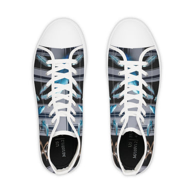 Men's High-Top Sneakers, Vivid Creations Designer Shoes