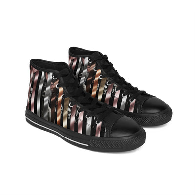 Women's Classic High-Top's Sneakers, Vivid Creations Designer High-top's