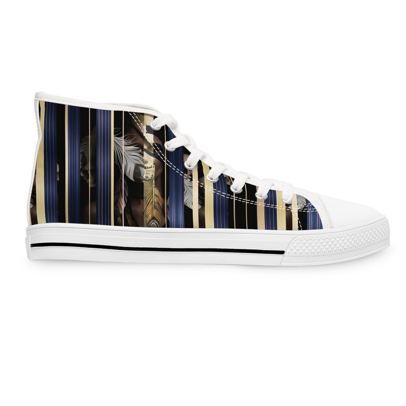 Women's High-Top Sneakers, Vivid Creations Designer Shoes