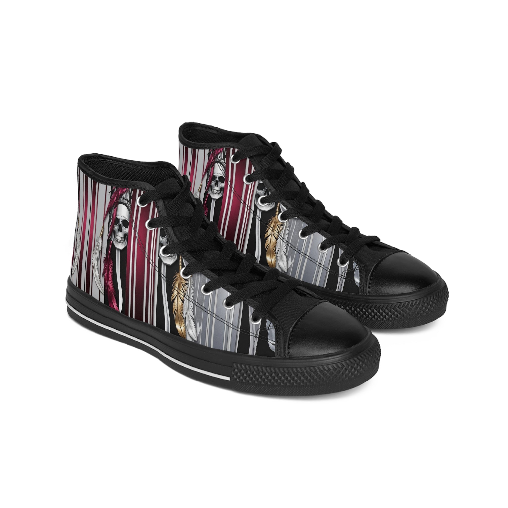 Men's Classic High-Top's Sneakers, Vivid Creations Designer High-top's