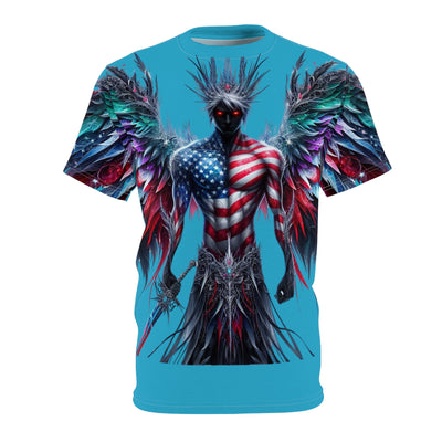 American Flag W/ Winged Male Silhouette T-shirt