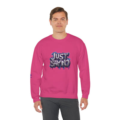 Lightweight Graphic Sweatshirt, Vivid Creations Just Say No Sweatshirt