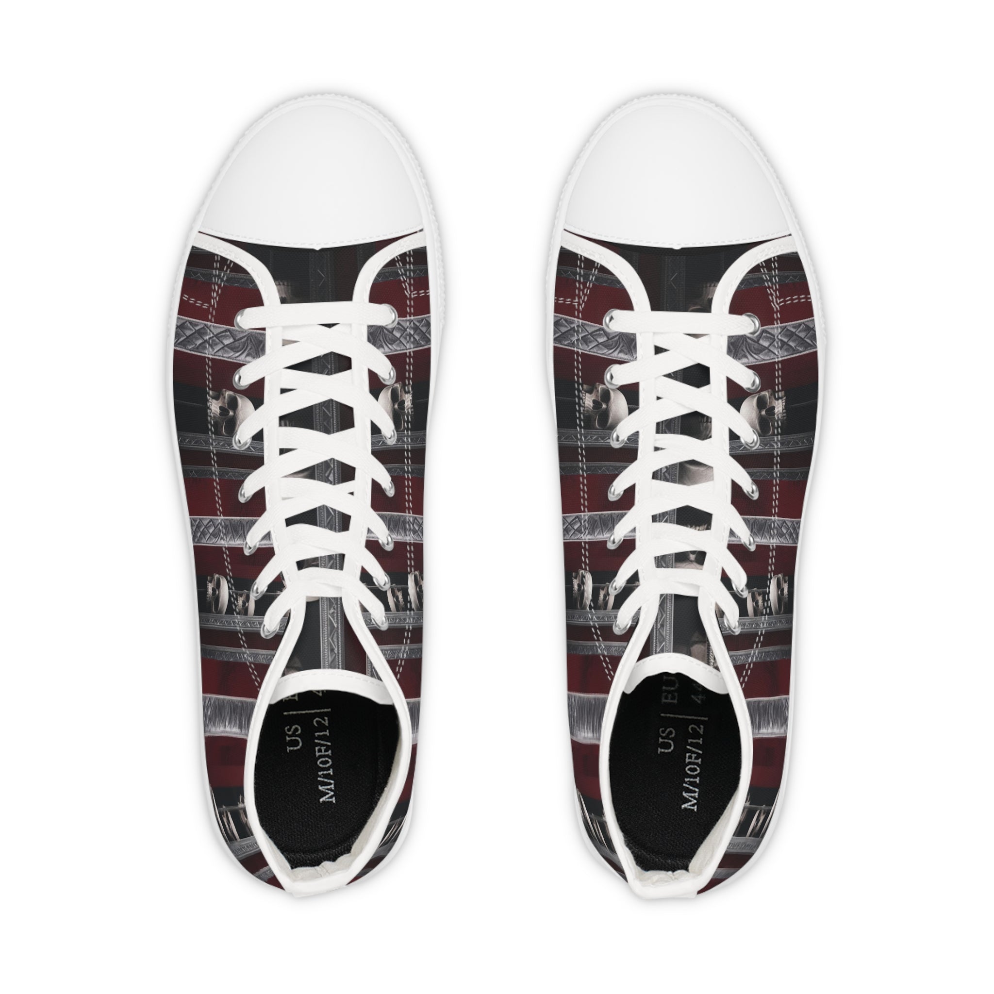 Men's High-Top Sneakers, Vivid Creations Designer Shoes