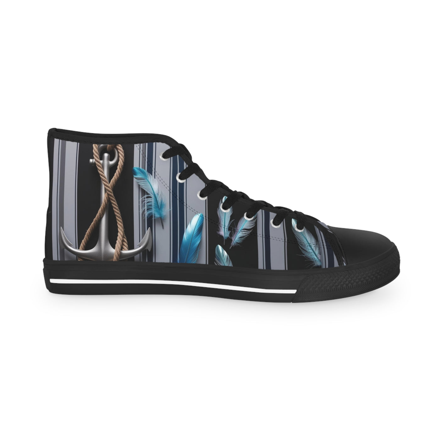 Men's High-Top Sneakers, Vivid Creations Designer Shoes