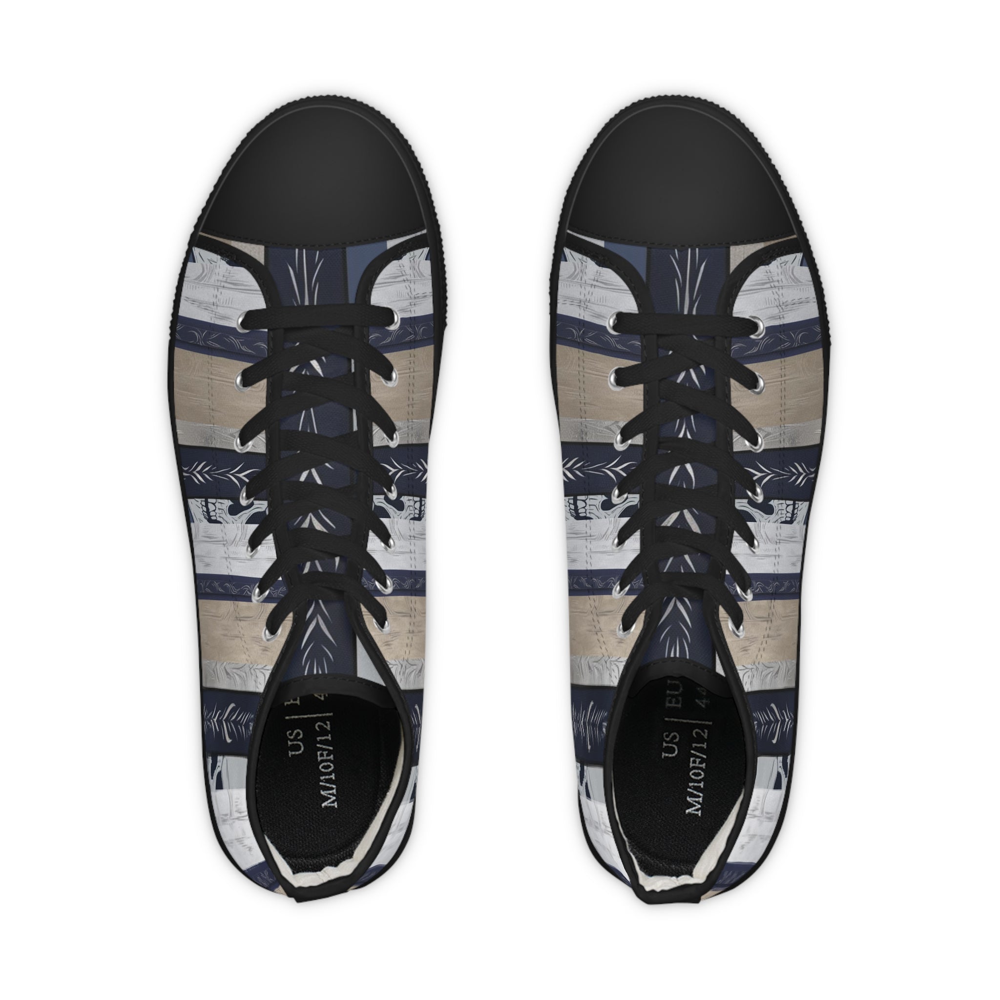 Men's High-Top Sneakers, Vivid Creations Designer Shoes