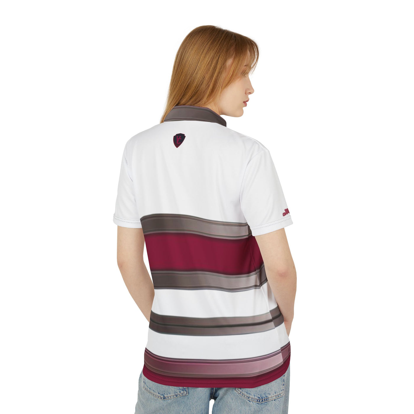 Stylish Unisex Polo Golf Shirt with Stripes – Perfect for Casual Outings and Golfing