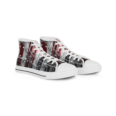 Men's High-Top Sneakers, Vivid Creations Designer Shoes