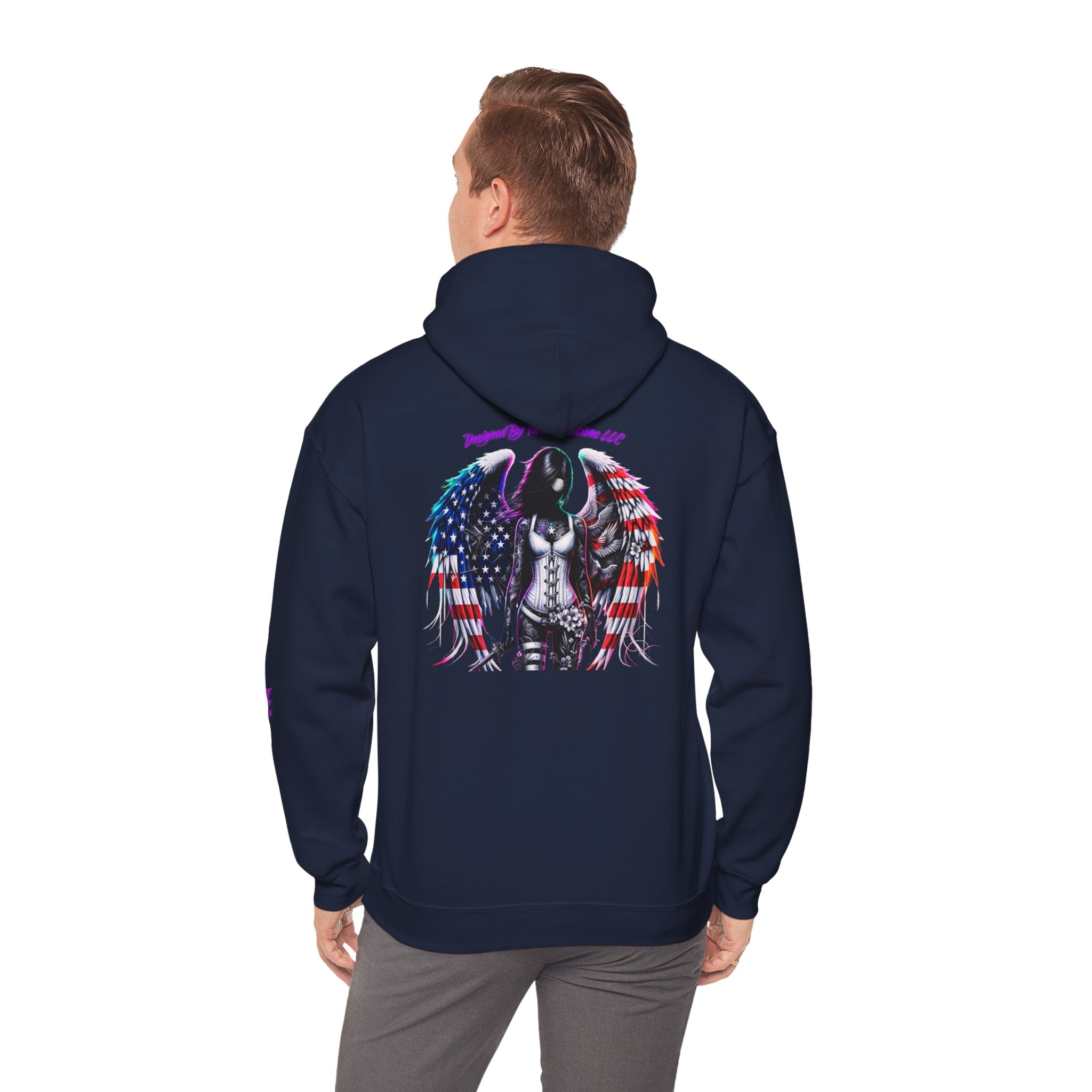 Vivid Angel Hooded Sweatshirt, Vivid Creations Graphic Hoodie