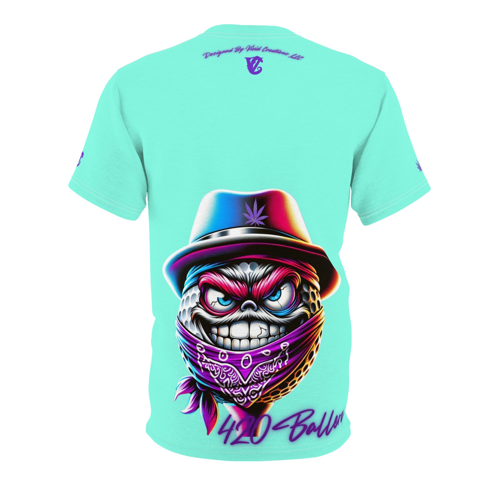 420 Ballerz 017 T-shirt, Golf T-shirt