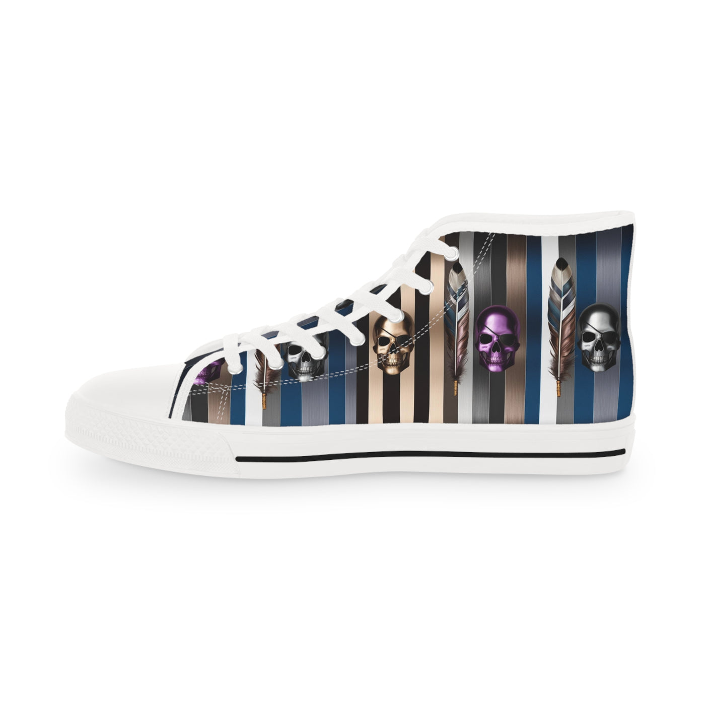 Men's High-Top Sneakers, Vivid Creations Designer Shoes