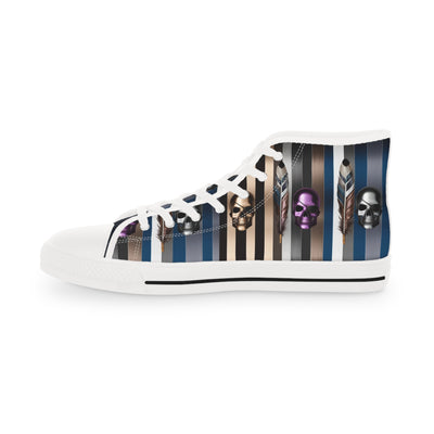 Men's High-Top Sneakers, Vivid Creations Designer Shoes