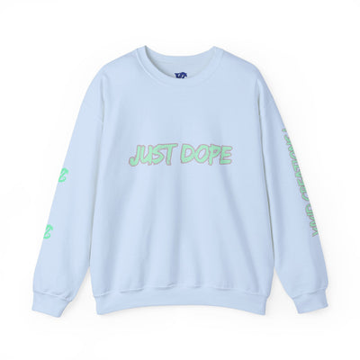 Just Dope Crewneck Sweatshirt, Vivid Creations Pull-Over Sweatshirt