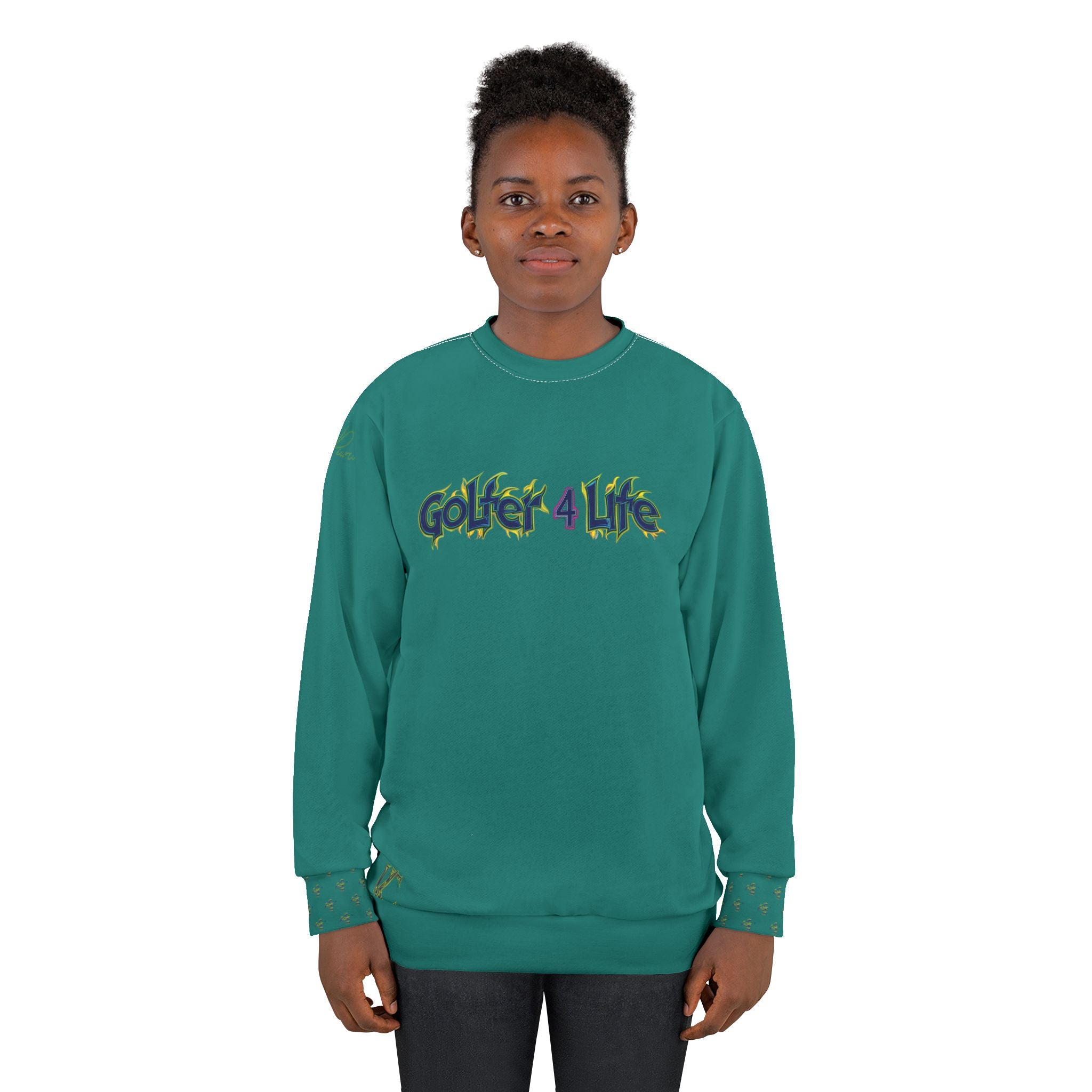 Golfer 4 Life Sweatshirt, Vivid Creations Designer Sweatshirt