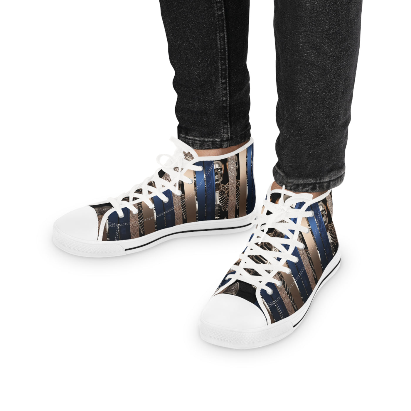 Men's High-Top Sneakers, Vivid Creations Designer Shoes