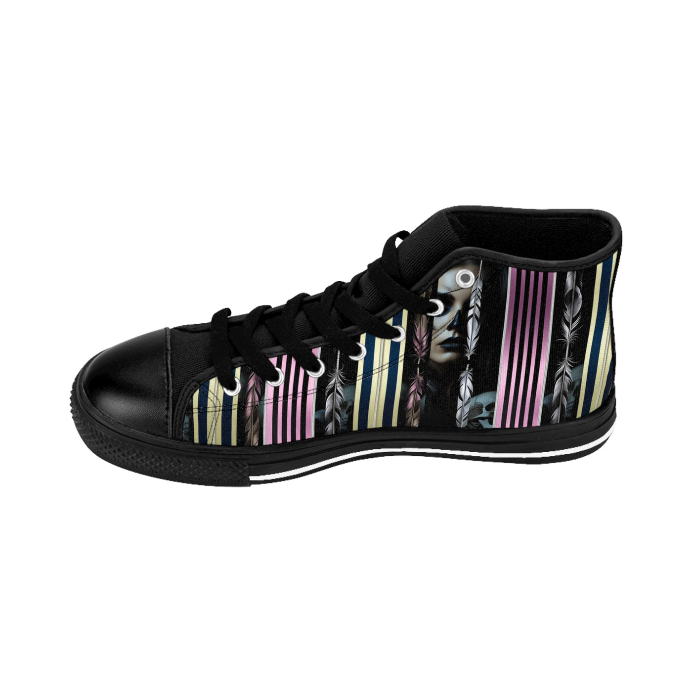 Women's Classic High-Top's Sneakers, Vivid Creations Designer High-top's