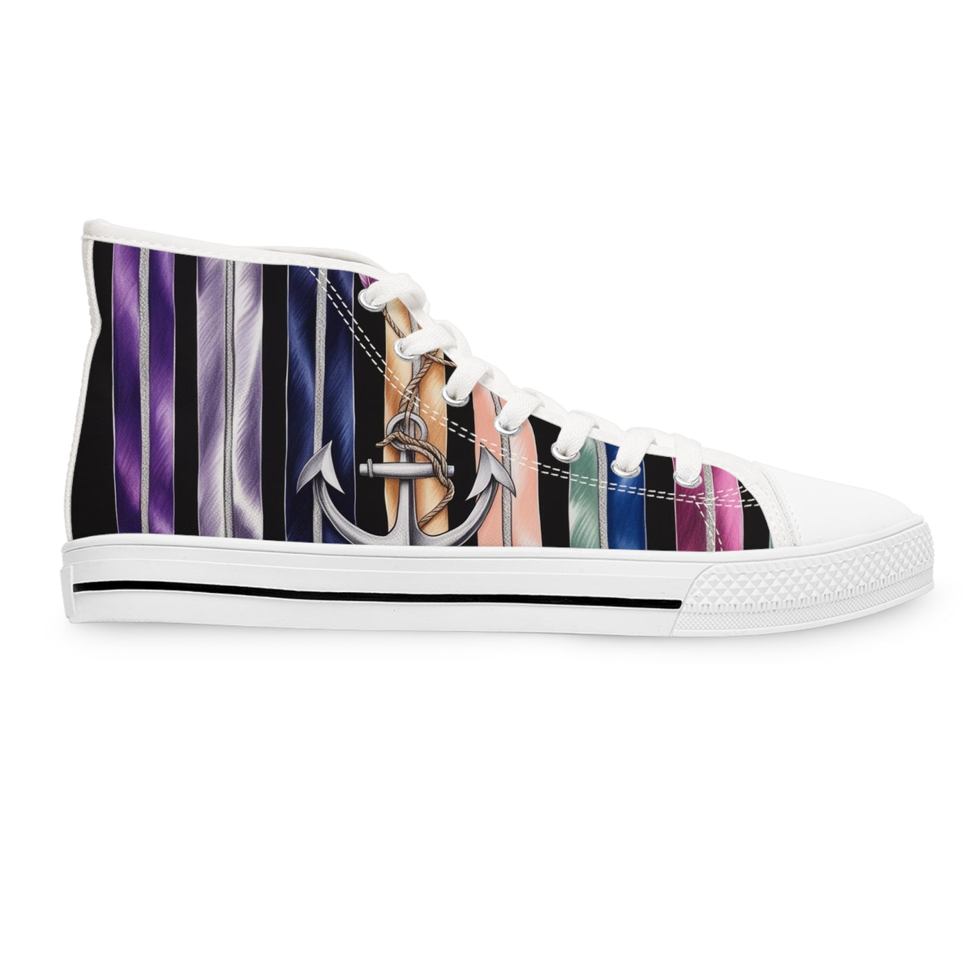 Women's High-Top Sneakers, Vivid Creations Designer Shoes